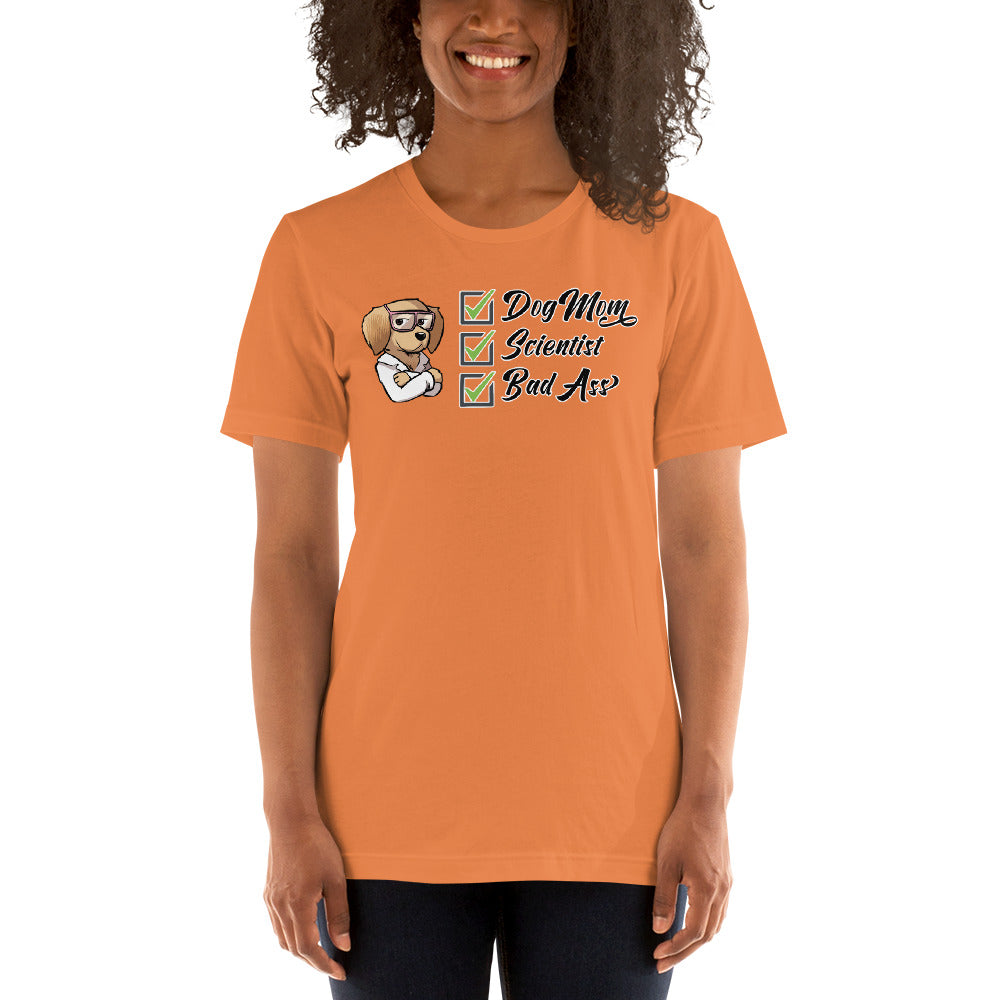 Short-Sleeve Unisex T-Shirt: Dogmom!
