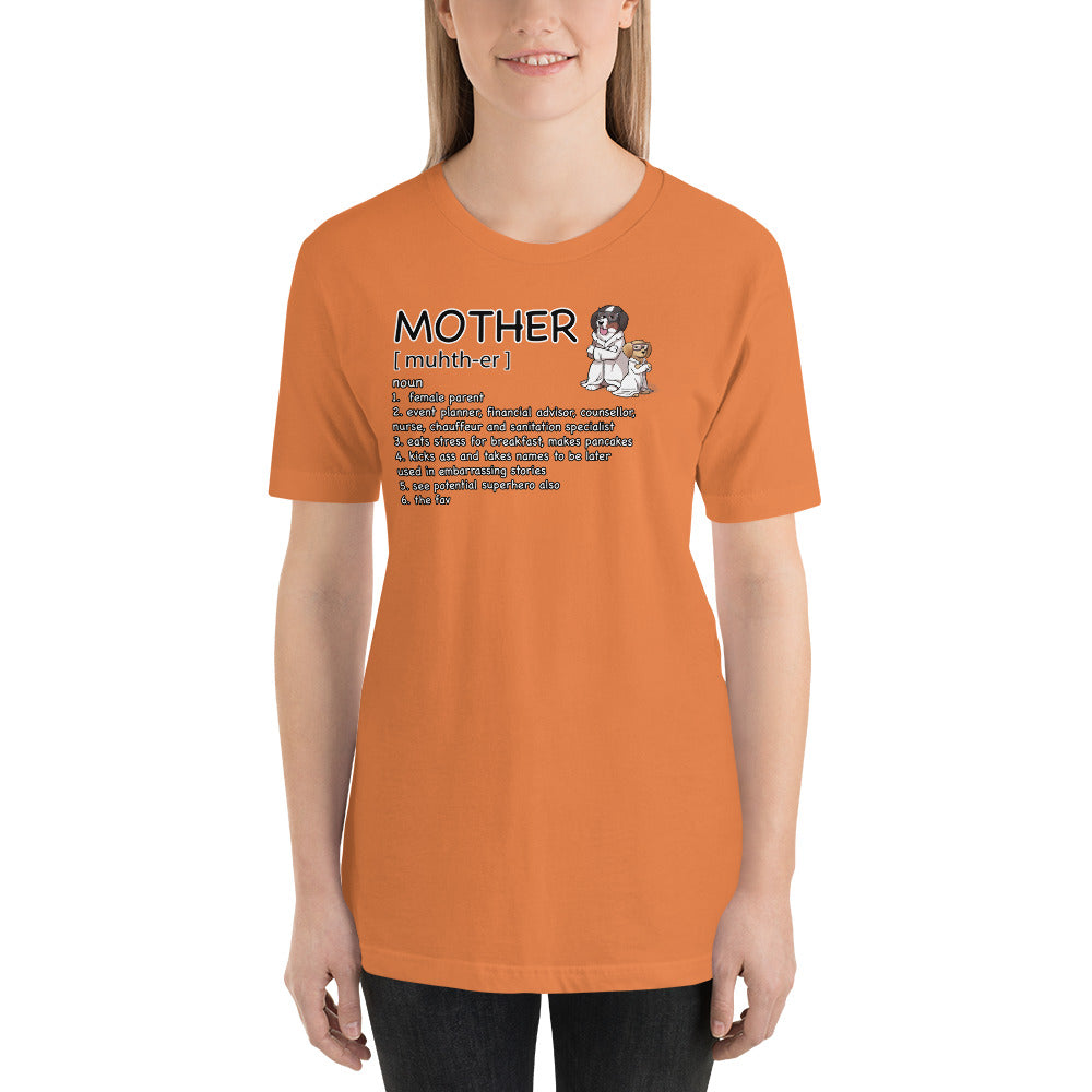 Short-Sleeve Unisex T-Shirt: Mother Definition