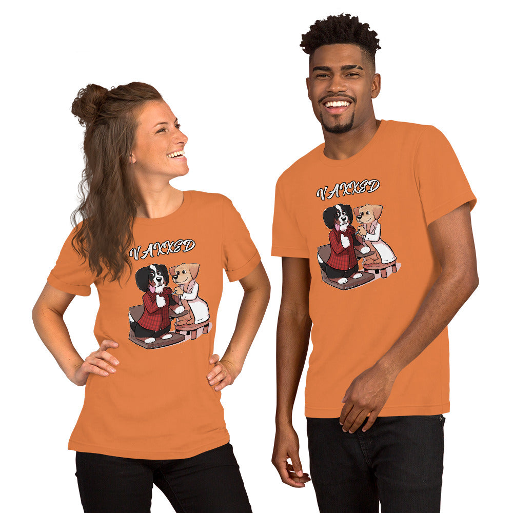 Short-Sleeve Unisex T-Shirt: VAXXED