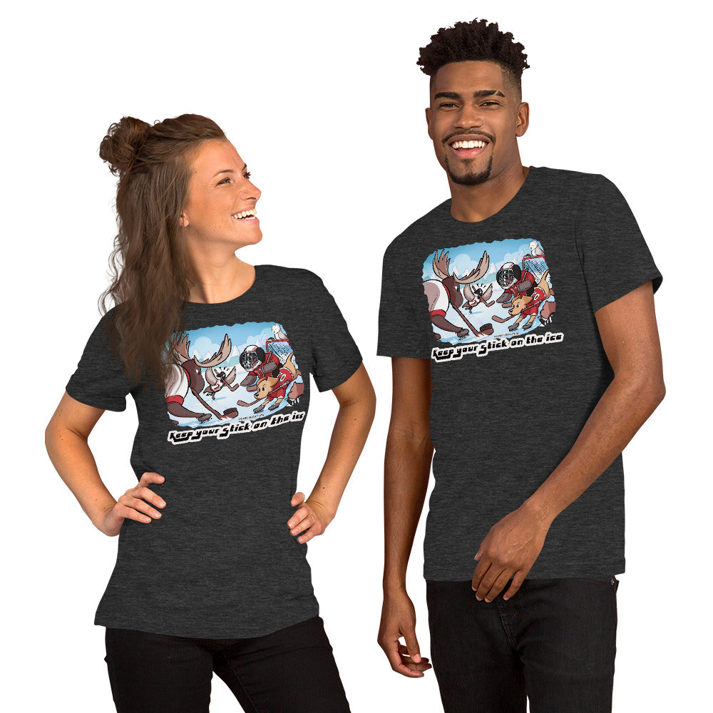 Short-Sleeve Unisex T-Shirt: 5 Minutes for Roughing!