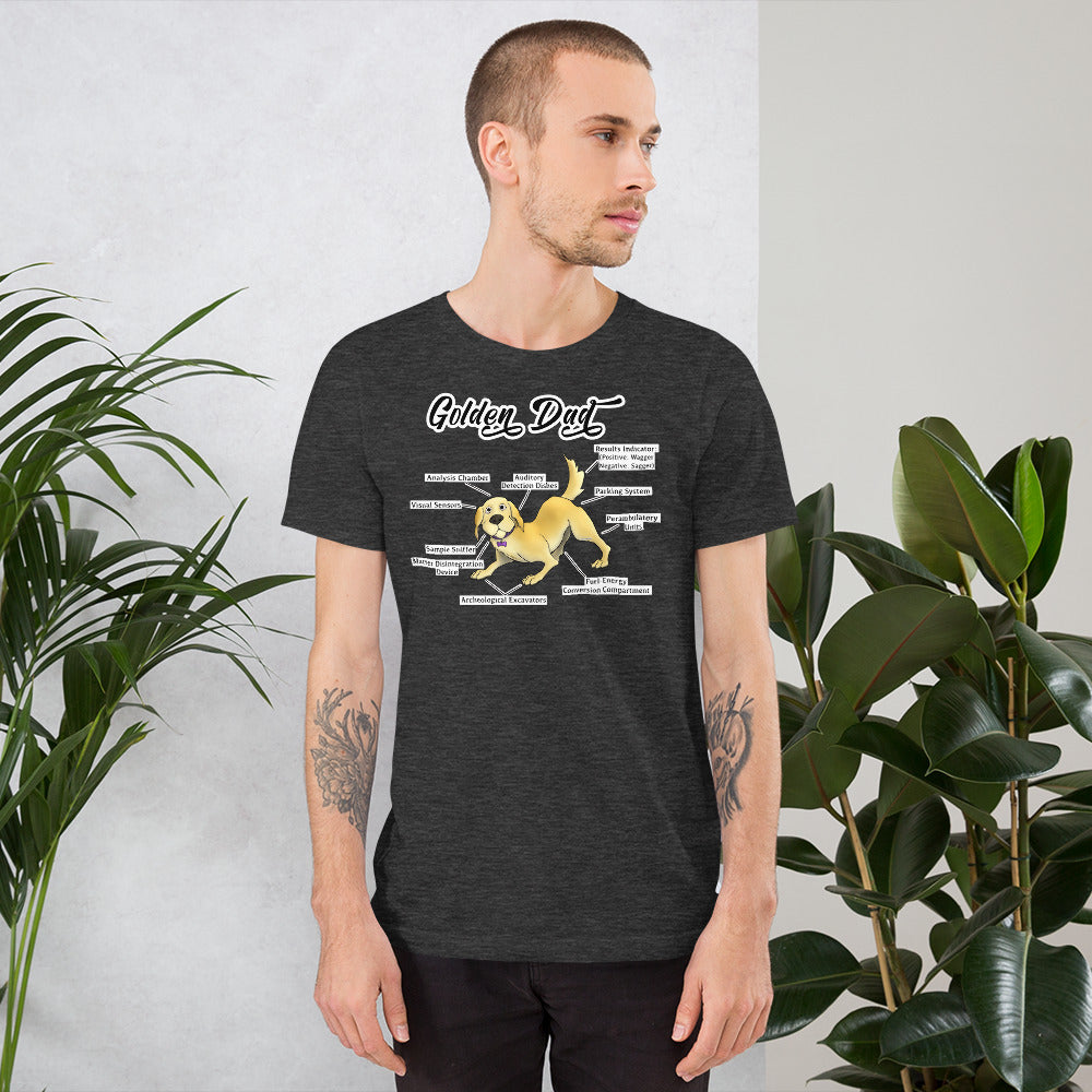 Short-Sleeve Unisex T-Shirt- Golden Dad!