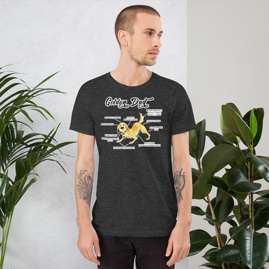 Short-Sleeve Unisex T-Shirt- Golden Dad!