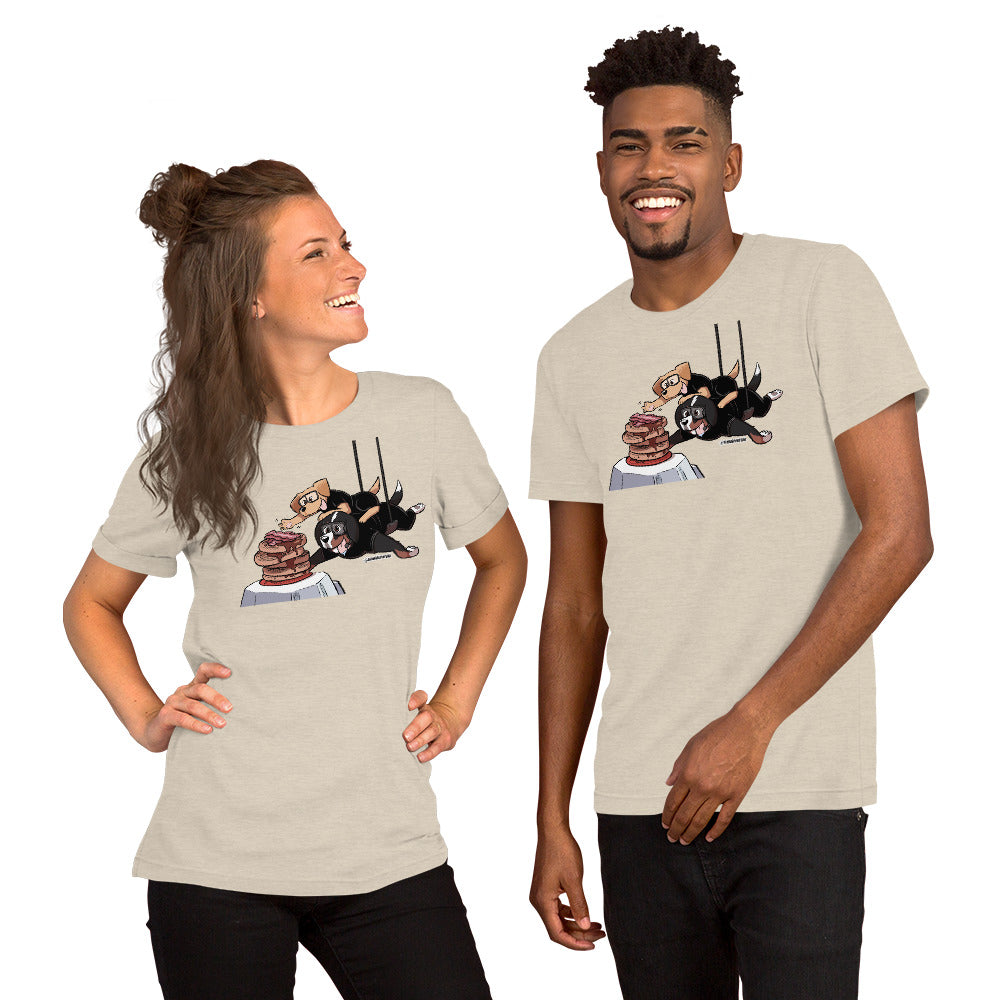 Short-Sleeve Unisex T-Shirt: Waffle Mountain Pawssible