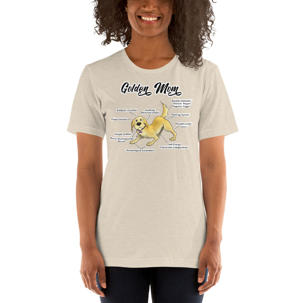 Short-Sleeve Unisex T-Shirt-Golden Mom