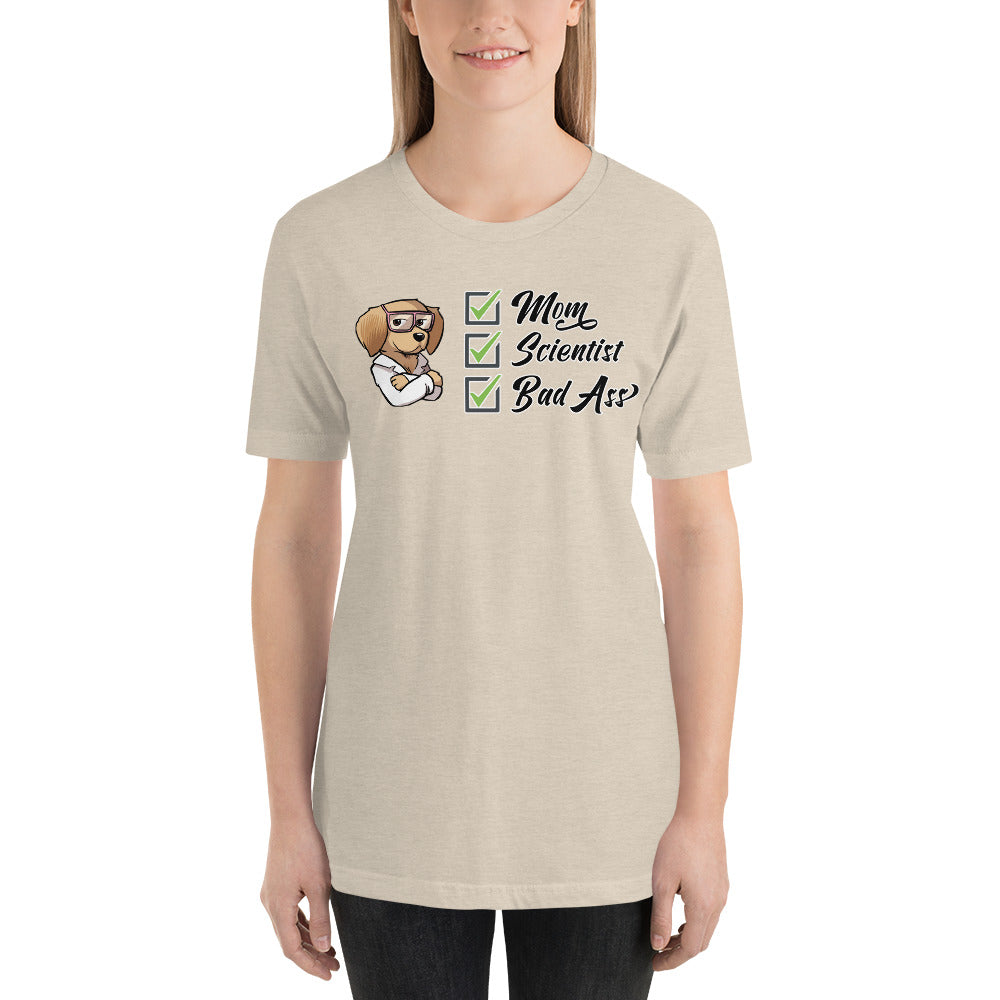 Short-Sleeve Unisex T-Shirt: Mom Scientist!