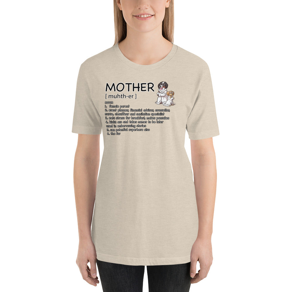 Short-Sleeve Unisex T-Shirt: Mother Definition