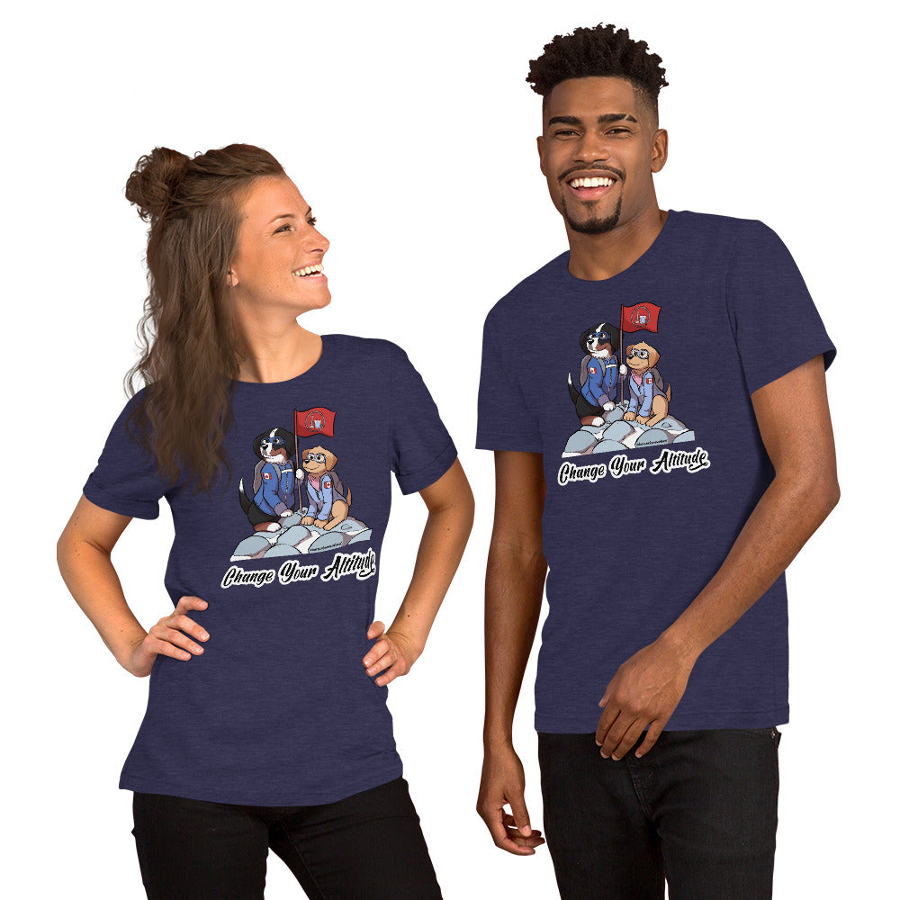 Short-Sleeve Unisex T-Shirt: Change your Altitude