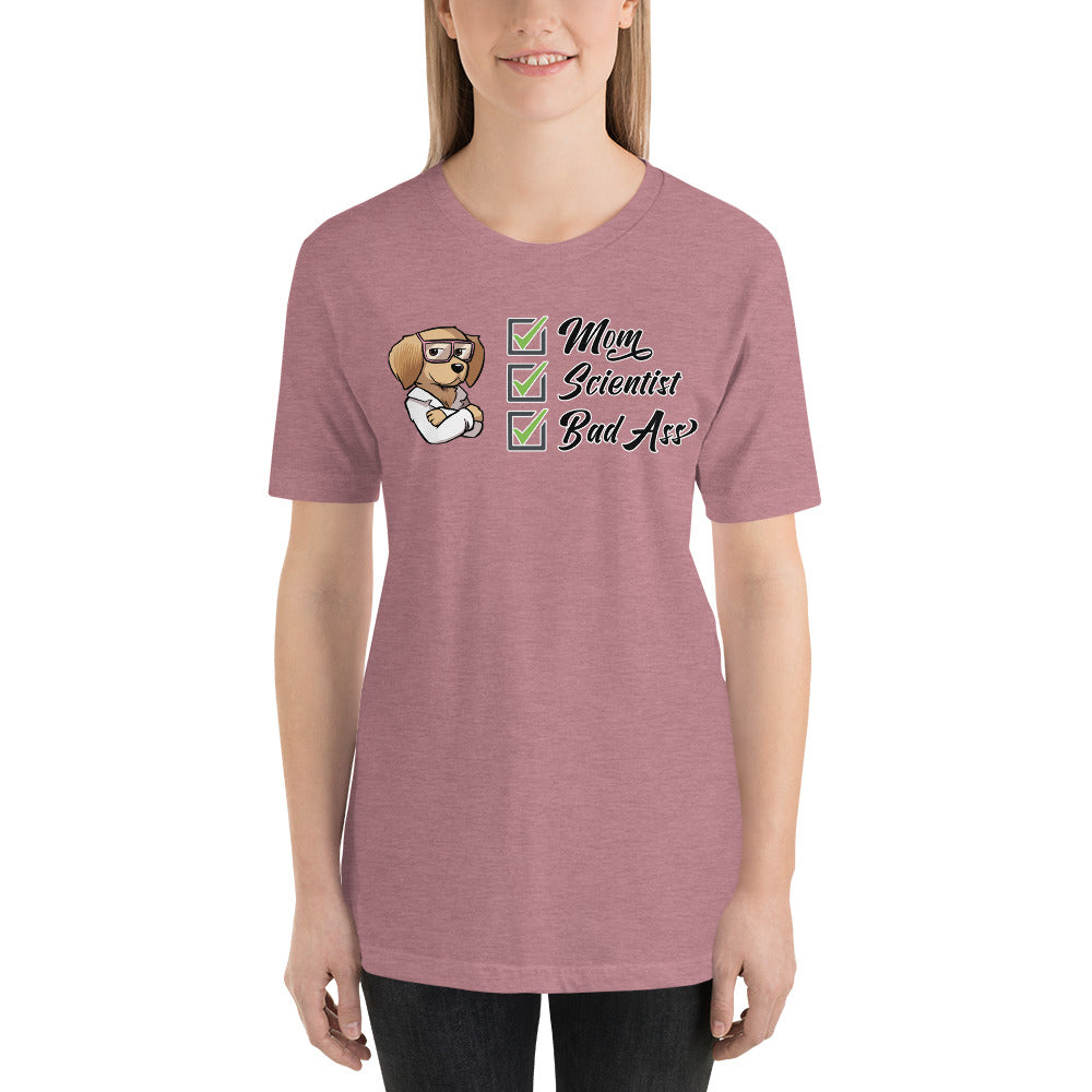 Short-Sleeve Unisex T-Shirt: Mom Scientist!