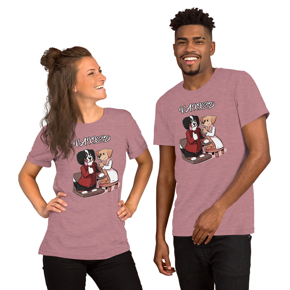 Short-Sleeve Unisex T-Shirt: VAXXED