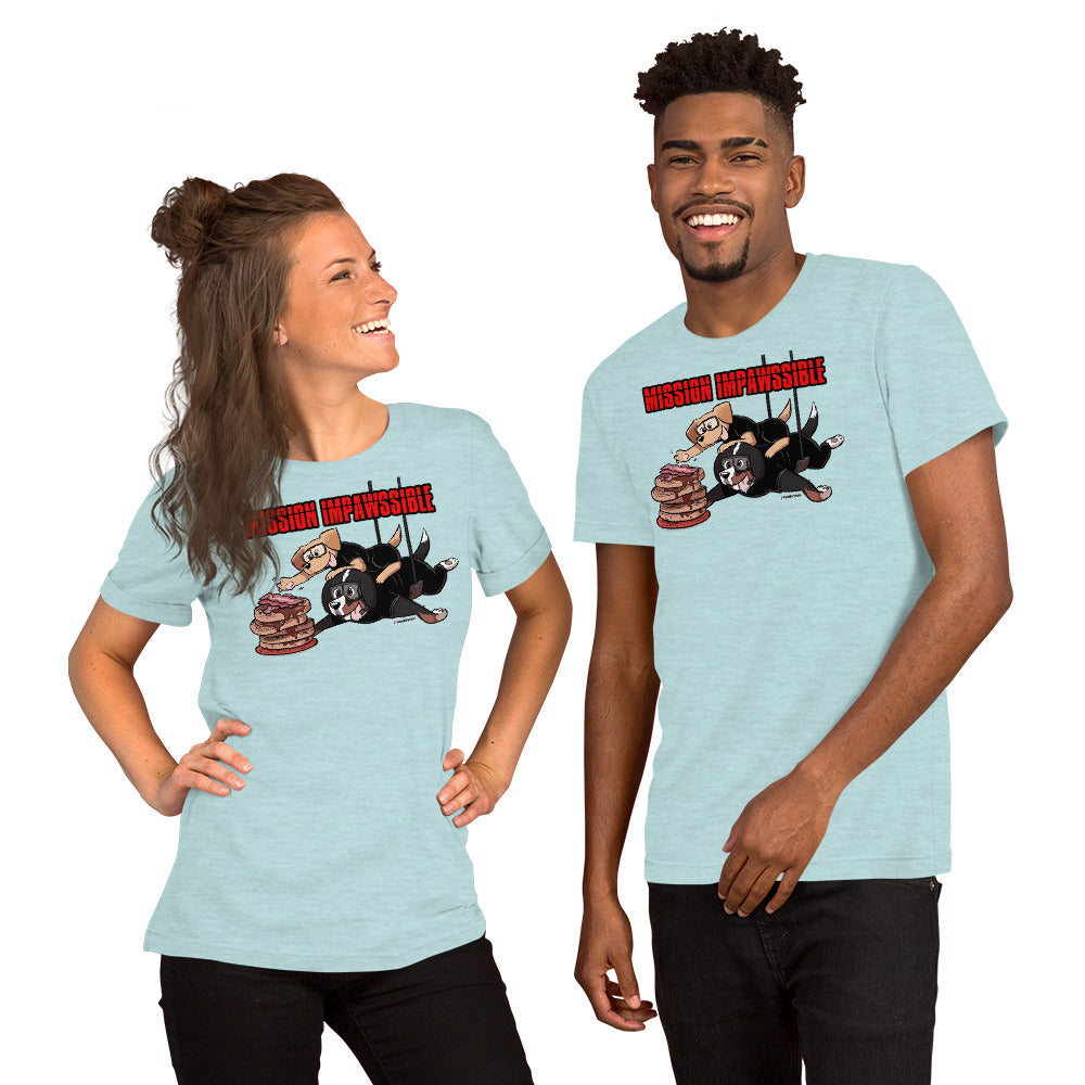Short-Sleeve Unisex T-Shirt: MISSION IMPAWSSIBLE