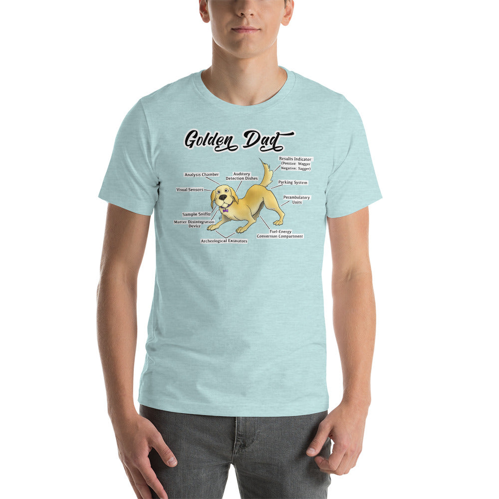 Short-Sleeve Unisex T-Shirt-Golden Dad