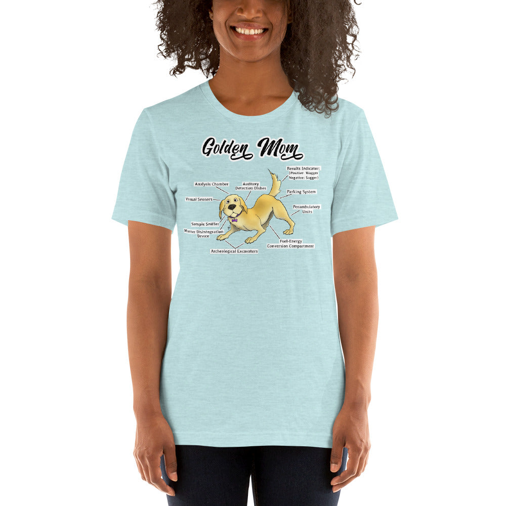 Short-Sleeve Unisex T-Shirt-Golden Mom