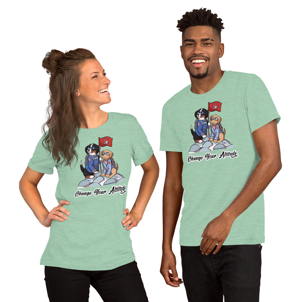 Short-Sleeve Unisex T-Shirt: Change your Altitude