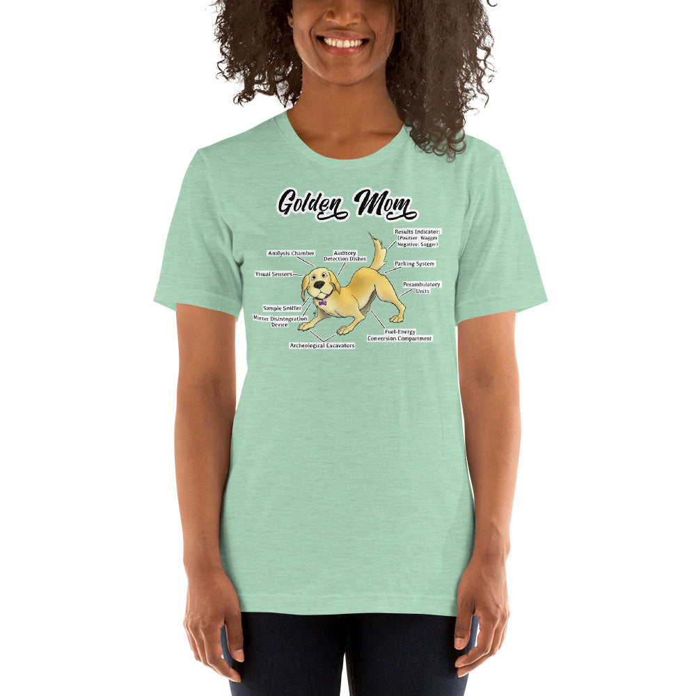 Short-Sleeve Unisex T-Shirt-Golden Mom