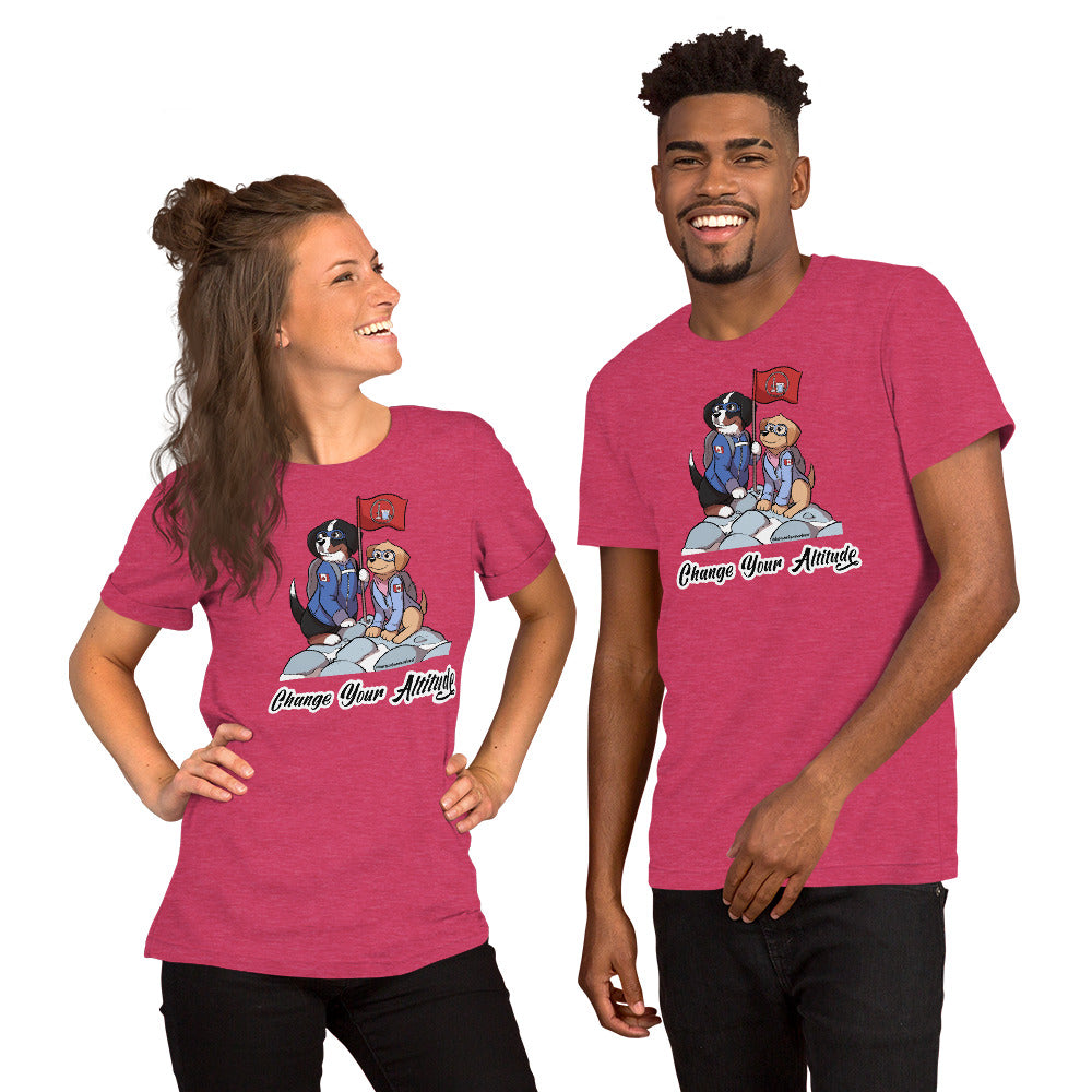 Short-Sleeve Unisex T-Shirt: Change your Altitude