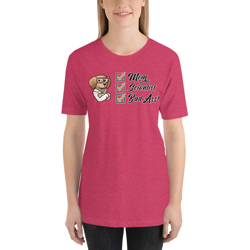 Short-Sleeve Unisex T-Shirt: Mom Scientist!