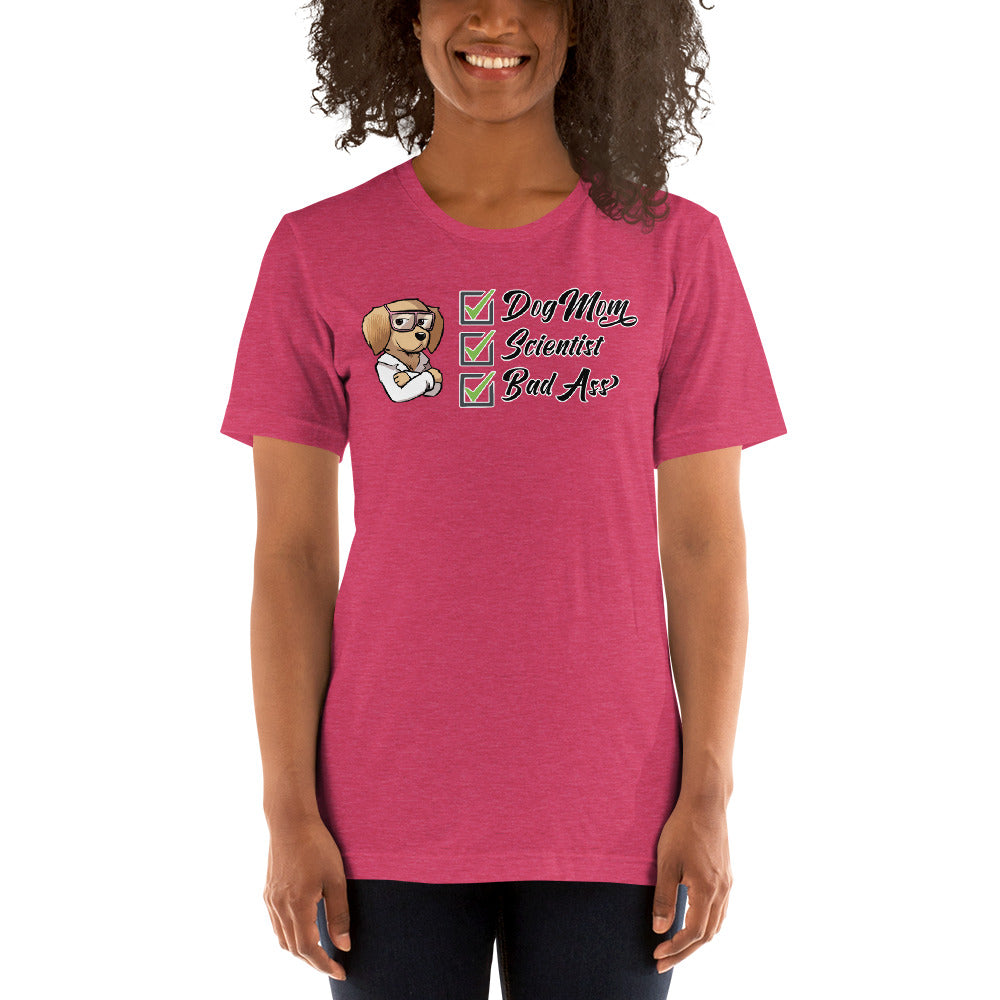 Short-Sleeve Unisex T-Shirt: Dogmom!