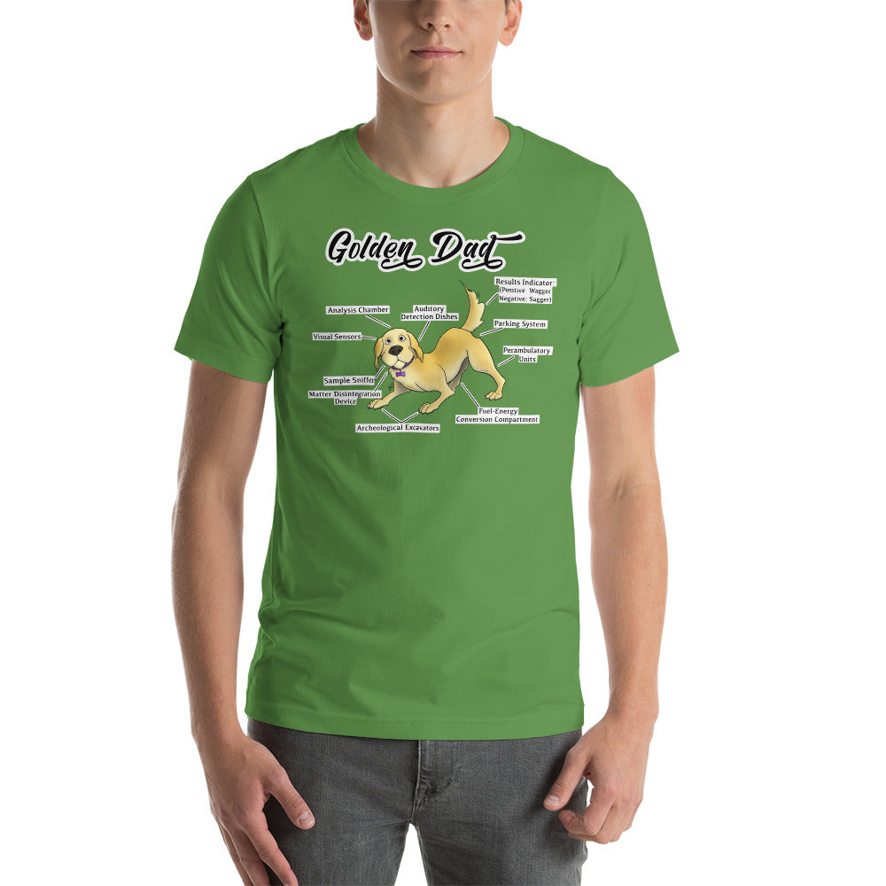 Short-Sleeve Unisex T-Shirt-Golden Dad