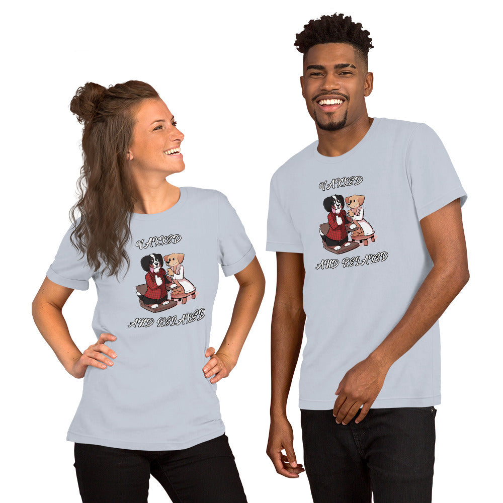 Short-Sleeve Unisex T-Shirt: Vaxxed and Relaxed