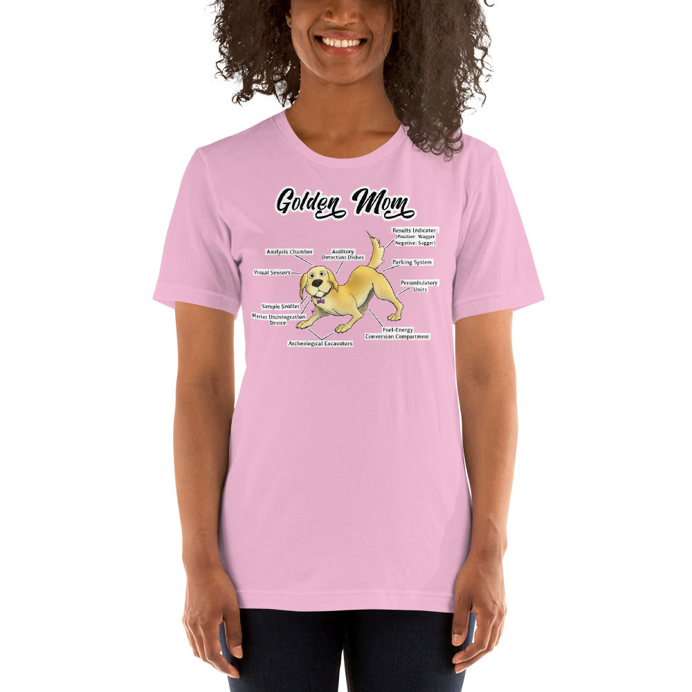 Short-Sleeve Unisex T-Shirt-Golden Mom