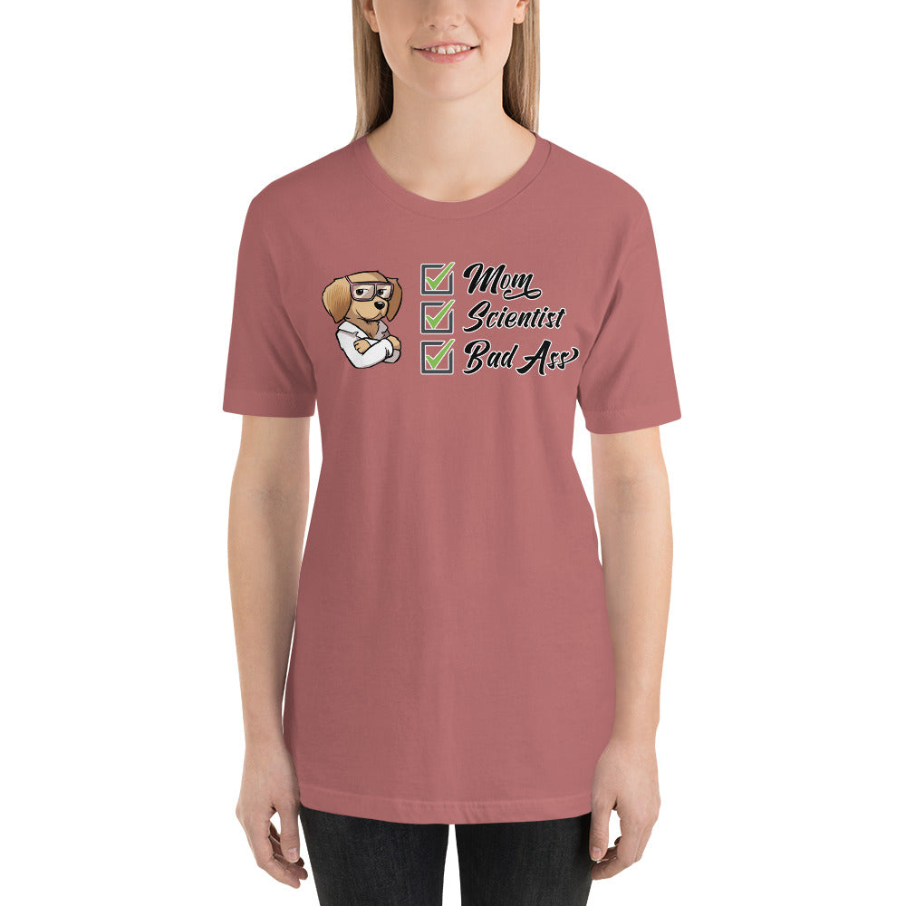 Short-Sleeve Unisex T-Shirt: Mom Scientist!