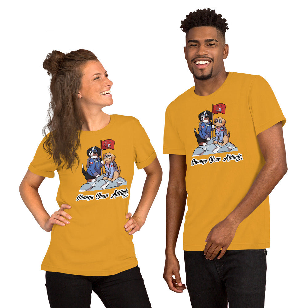 Short-Sleeve Unisex T-Shirt: Change your Altitude