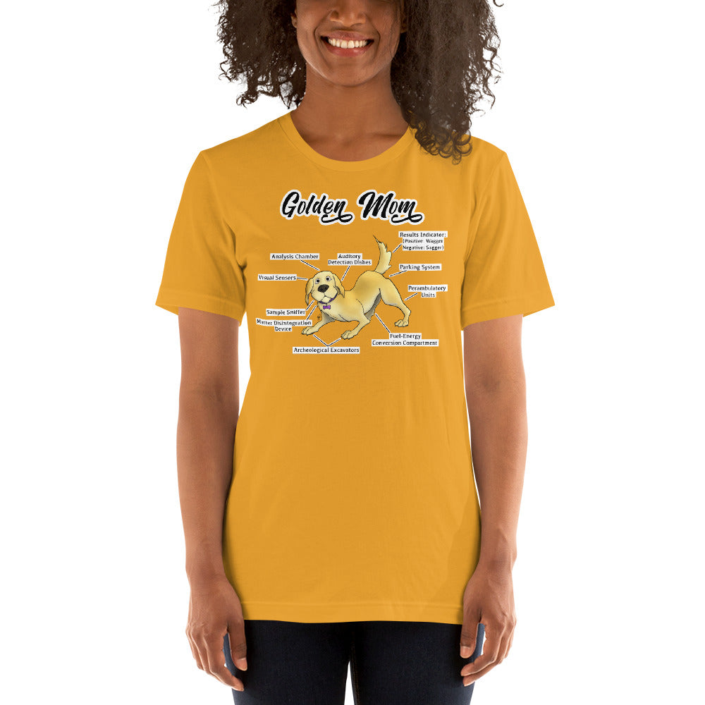 Short-Sleeve Unisex T-Shirt-Golden Mom