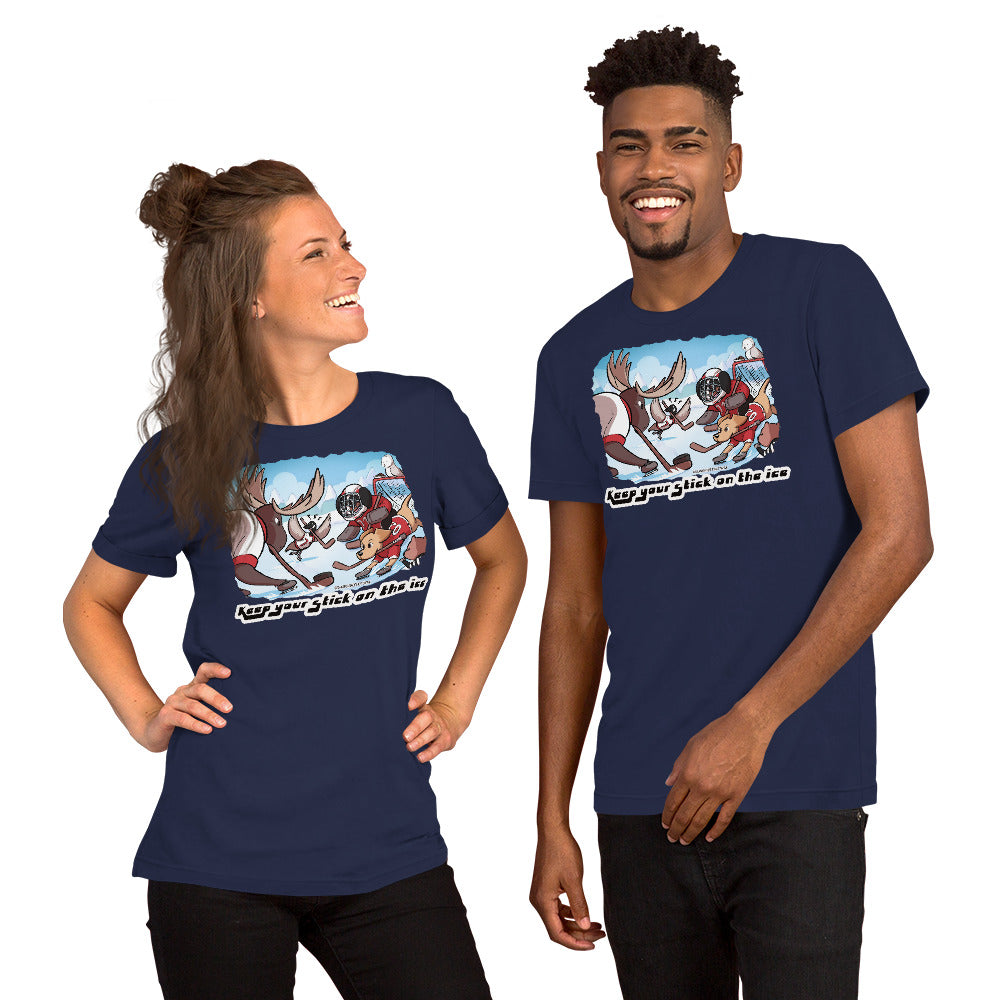 Short-Sleeve Unisex T-Shirt: 5 Minutes for Roughing!