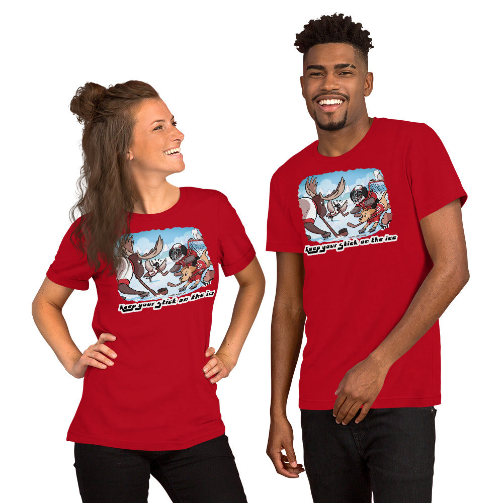 Short-Sleeve Unisex T-Shirt: 5 Minutes for Roughing!