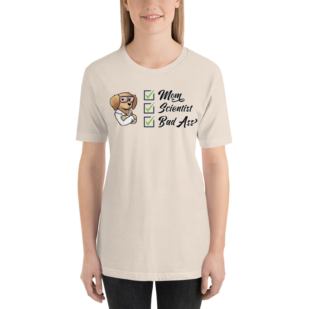 Short-Sleeve Unisex T-Shirt: Mom Scientist!