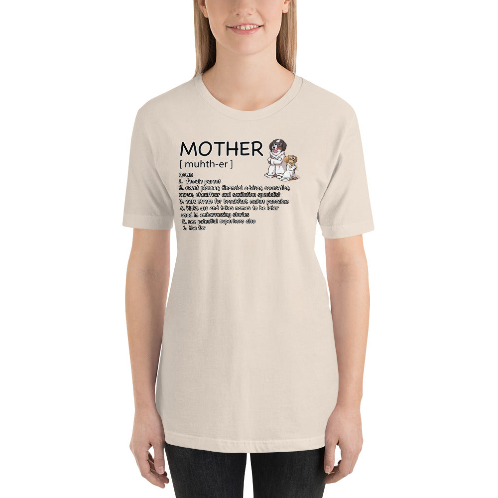 Short-Sleeve Unisex T-Shirt: Mother Definition