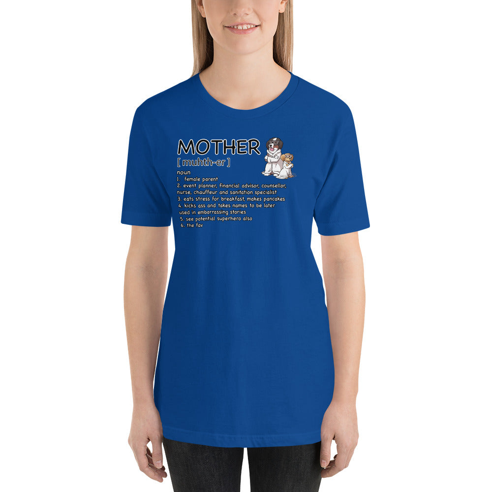Short-Sleeve Unisex T-Shirt: Mother Definition