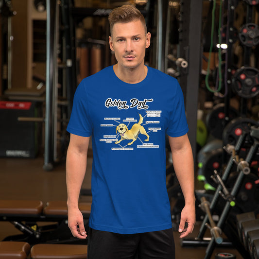 Short-Sleeve Unisex T-Shirt: Golden Dad!