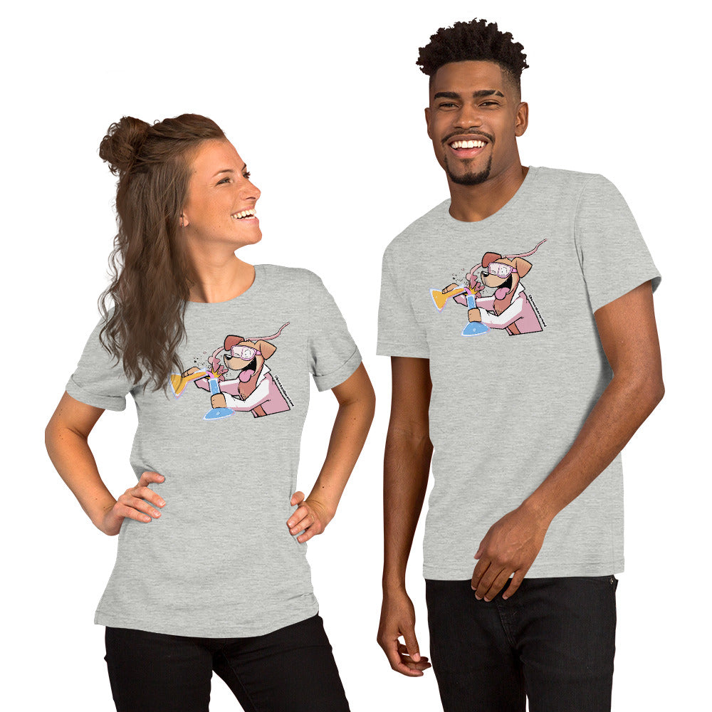 Short-Sleeve Unisex T-Shirt: Mad Science Beaker