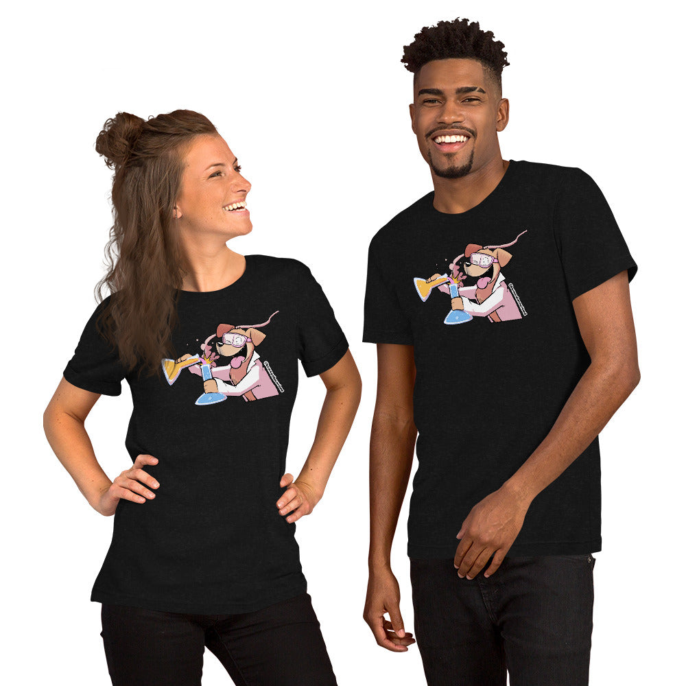 Short-Sleeve Unisex T-Shirt: Mad Science Beaker