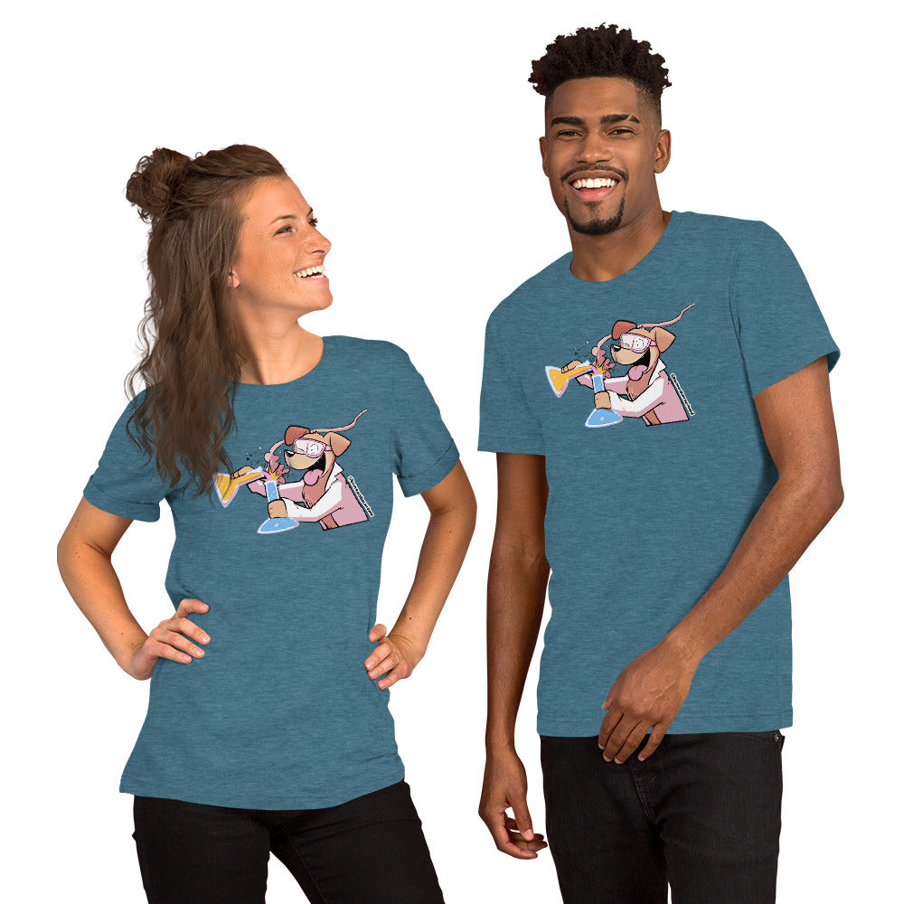 Short-Sleeve Unisex T-Shirt: Mad Science Beaker