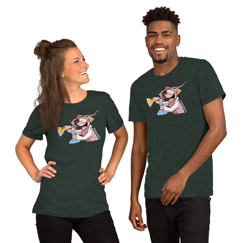 Short-Sleeve Unisex T-Shirt: Mad Science Beaker