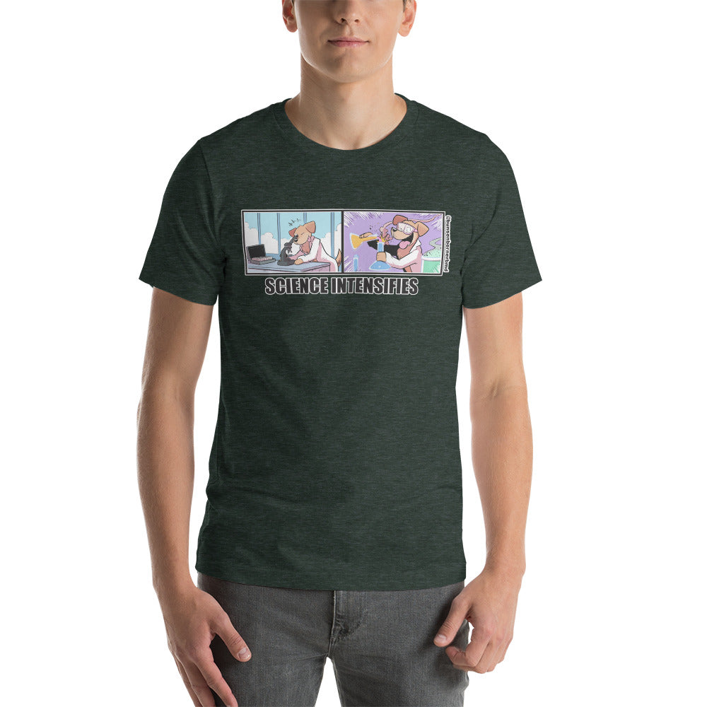 Short-Sleeve Unisex T-Shirt: Science Intensifies!