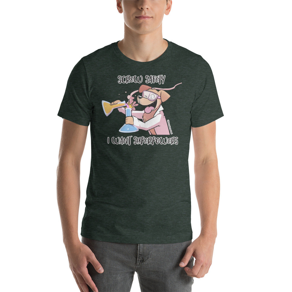 Short-Sleeve Unisex T-Shirt: Screw Safety*