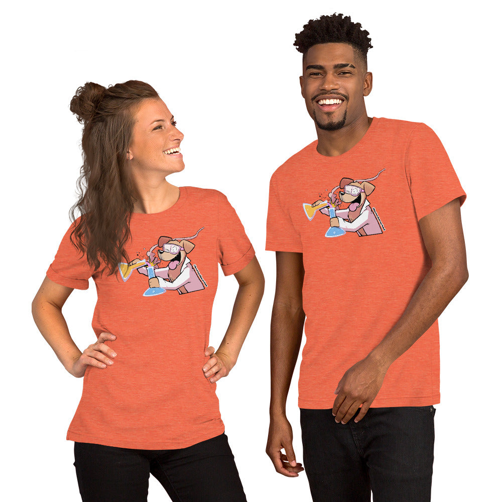 Short-Sleeve Unisex T-Shirt: Mad Science Beaker