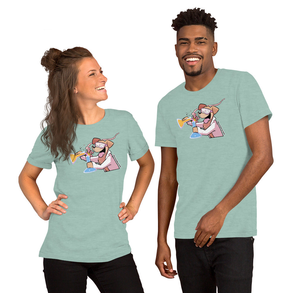 Short-Sleeve Unisex T-Shirt: Mad Science Beaker