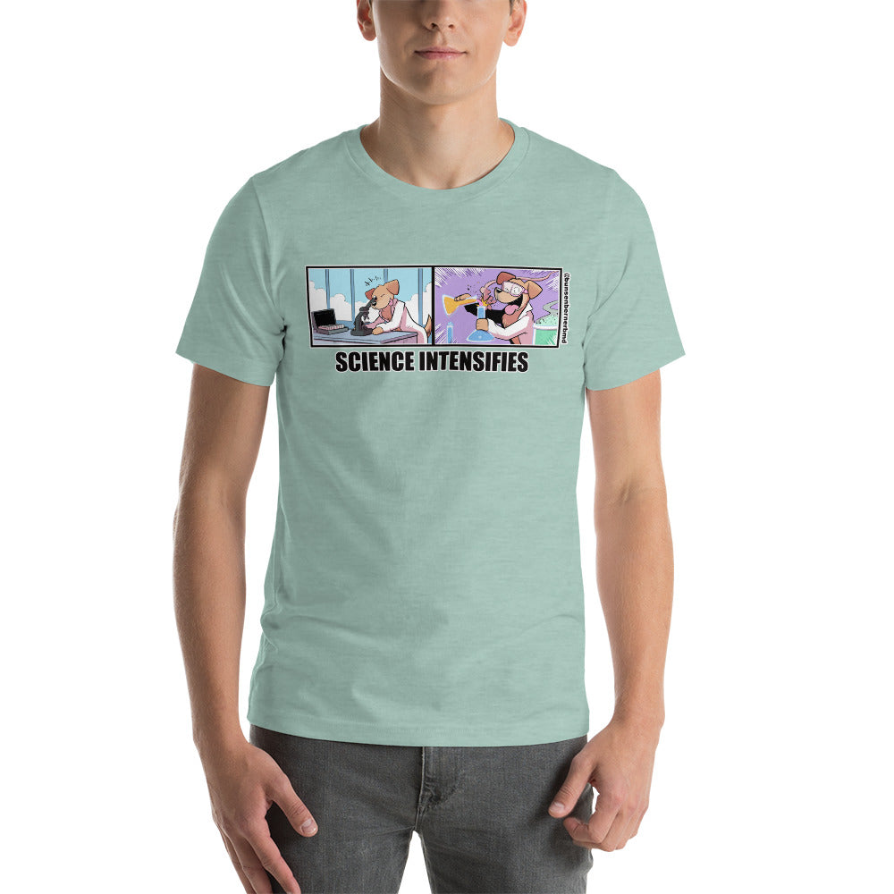 Short-Sleeve Unisex T-Shirt: Science Intensifies!