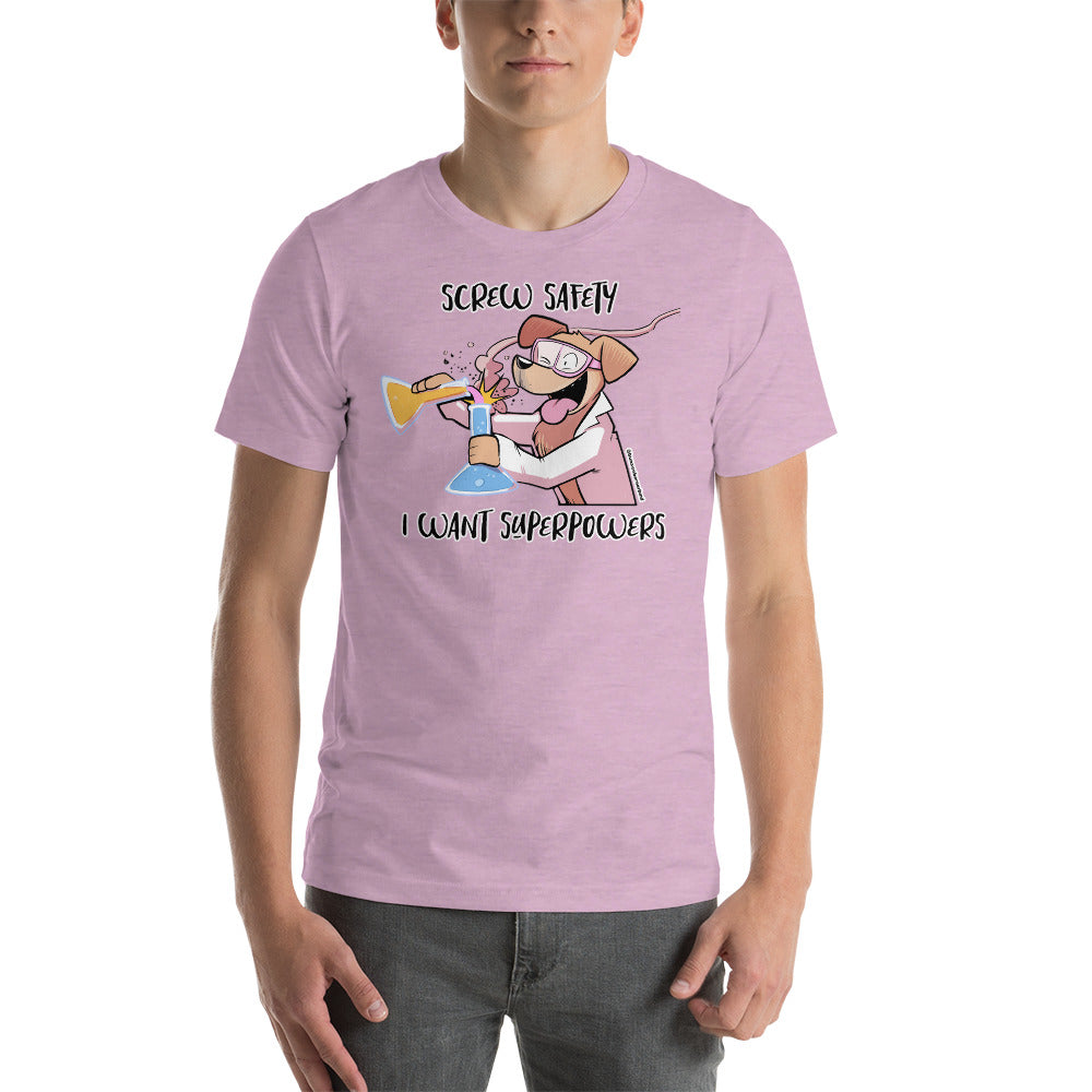 Short-Sleeve Unisex T-Shirt: Screw Safety*