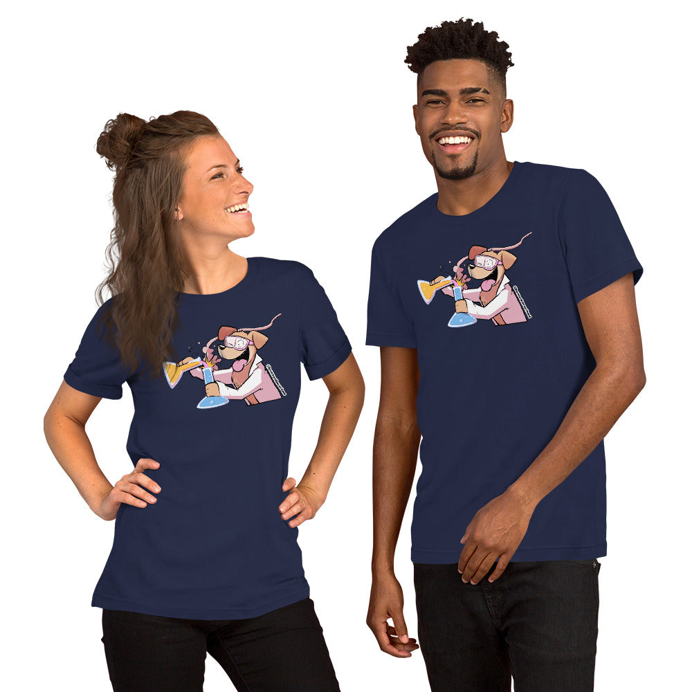 Short-Sleeve Unisex T-Shirt: Mad Science Beaker