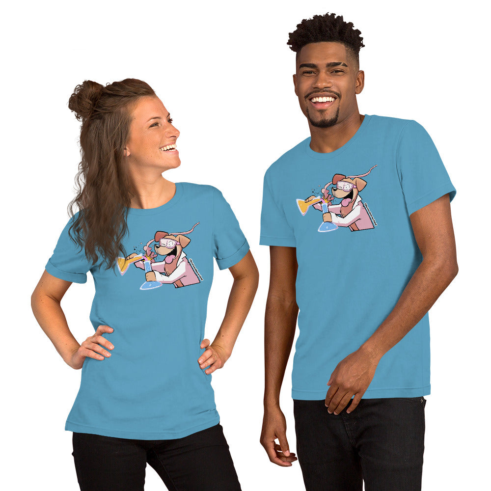 Short-Sleeve Unisex T-Shirt: Mad Science Beaker