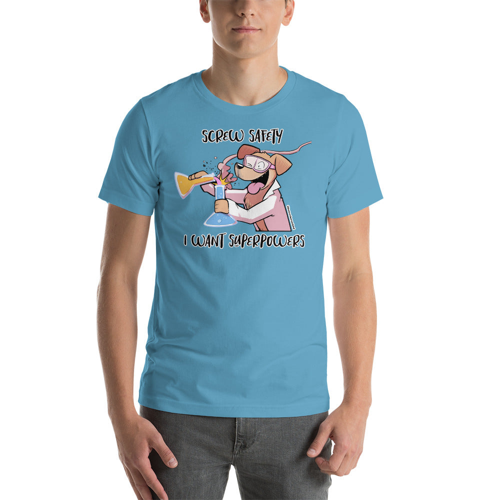 Short-Sleeve Unisex T-Shirt: Screw Safety*