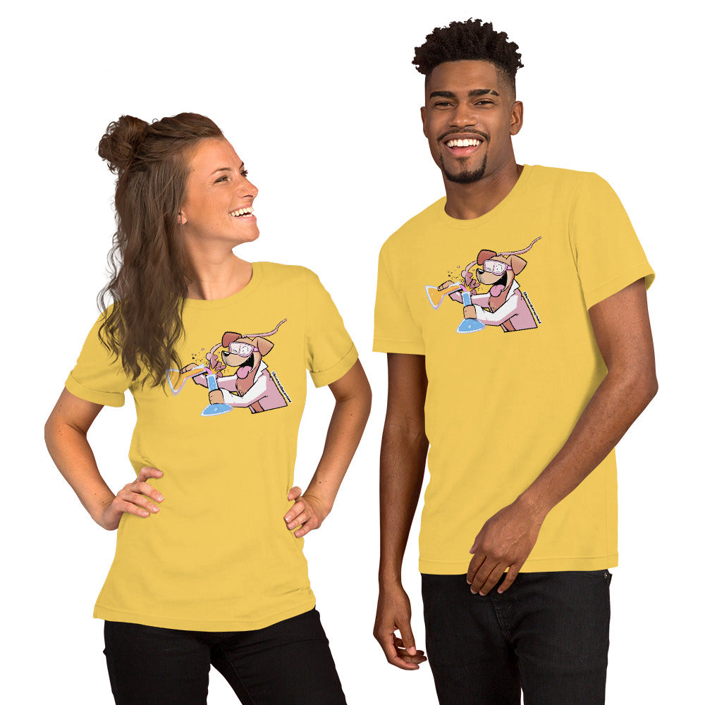 Short-Sleeve Unisex T-Shirt: Mad Science Beaker