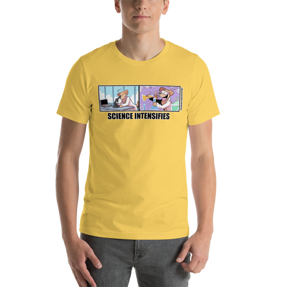 Short-Sleeve Unisex T-Shirt: Science Intensifies!