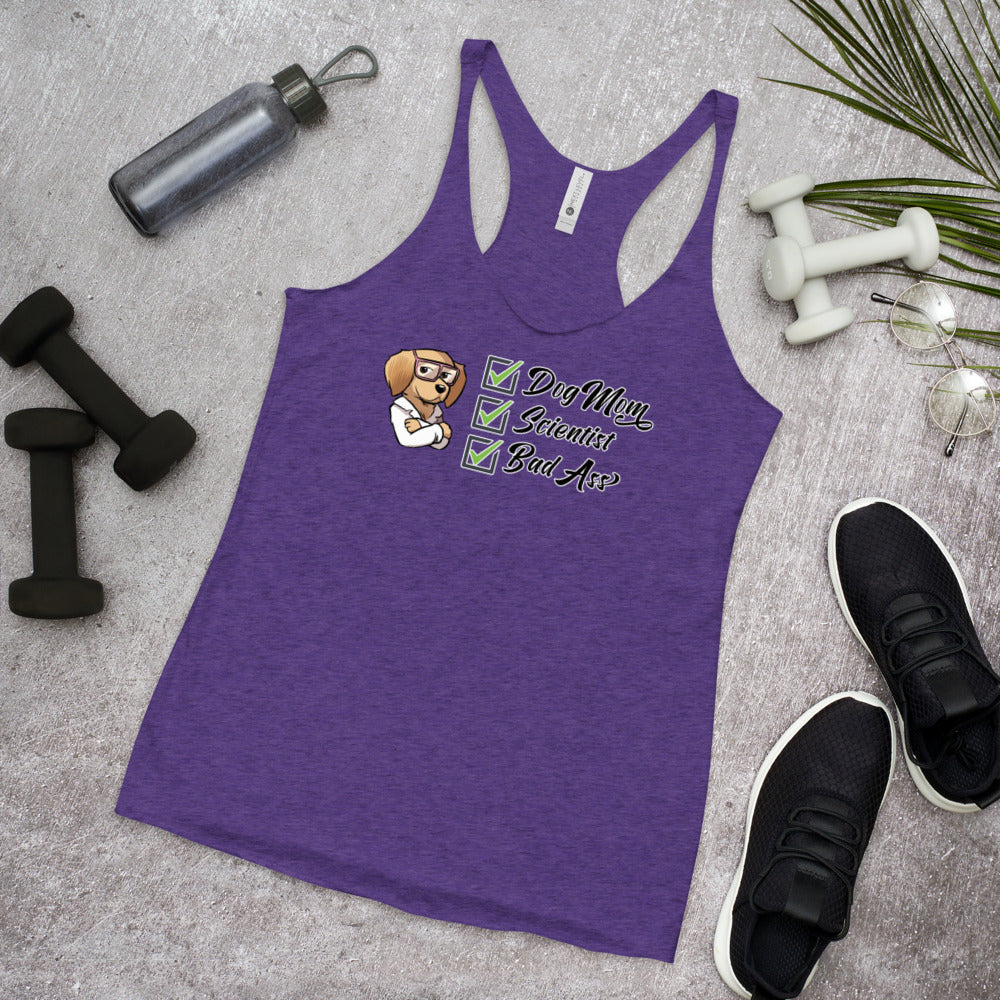 Women's Racerback Tank: Dogmom
