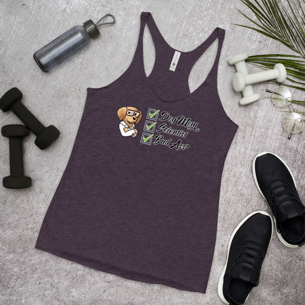 Women's Racerback Tank: Dogmom